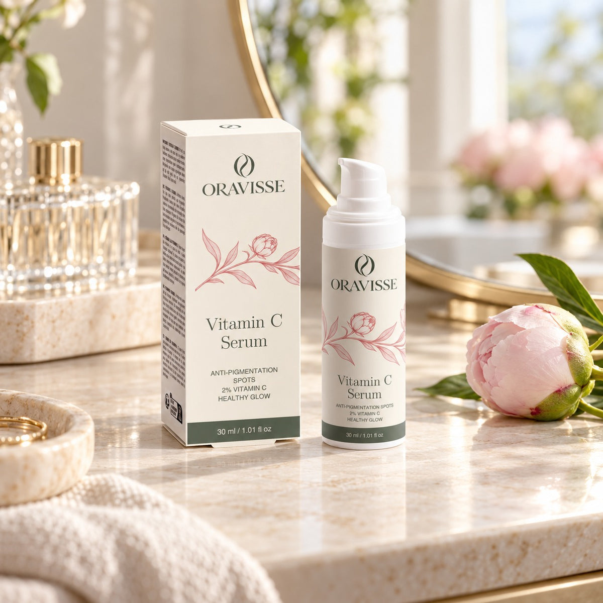 Vitamin C Serum — in a premium skincare ritual